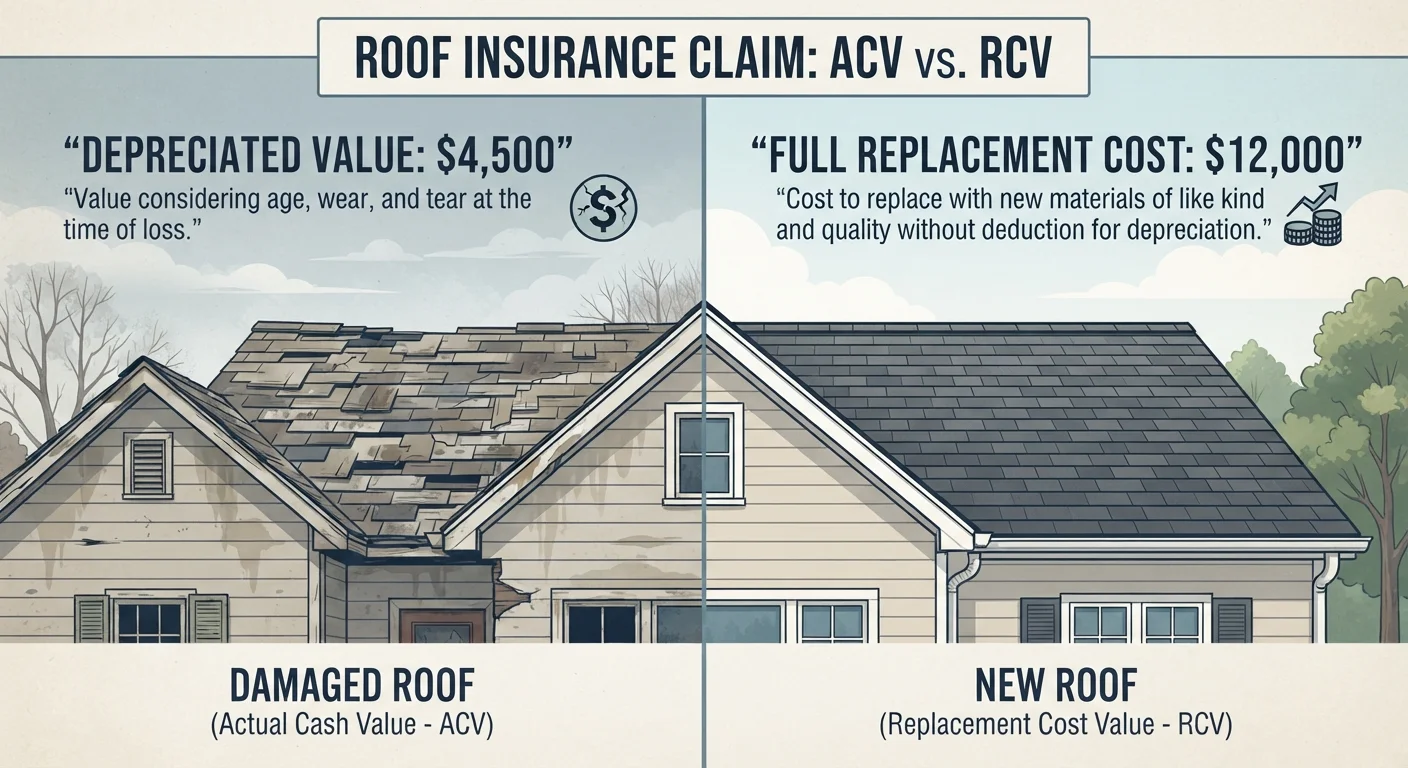 Actual Cash Value vs. Replacement Cost Value: The Difference That Determines Your Claim Check