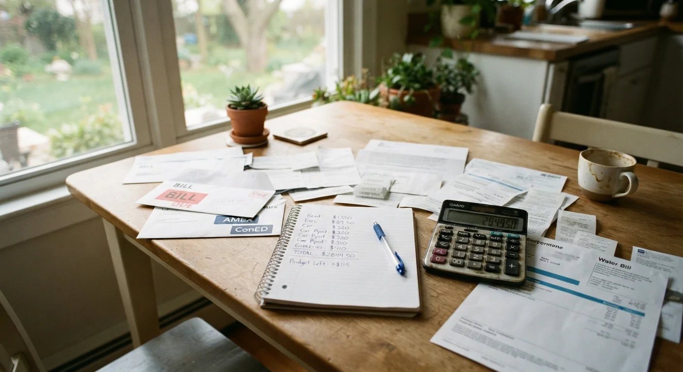 Building Your First Budget When You're Already Behind on Bills