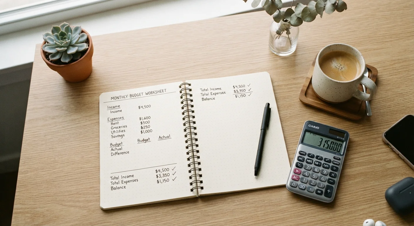 Building Your First Monthly Budget from Scratch