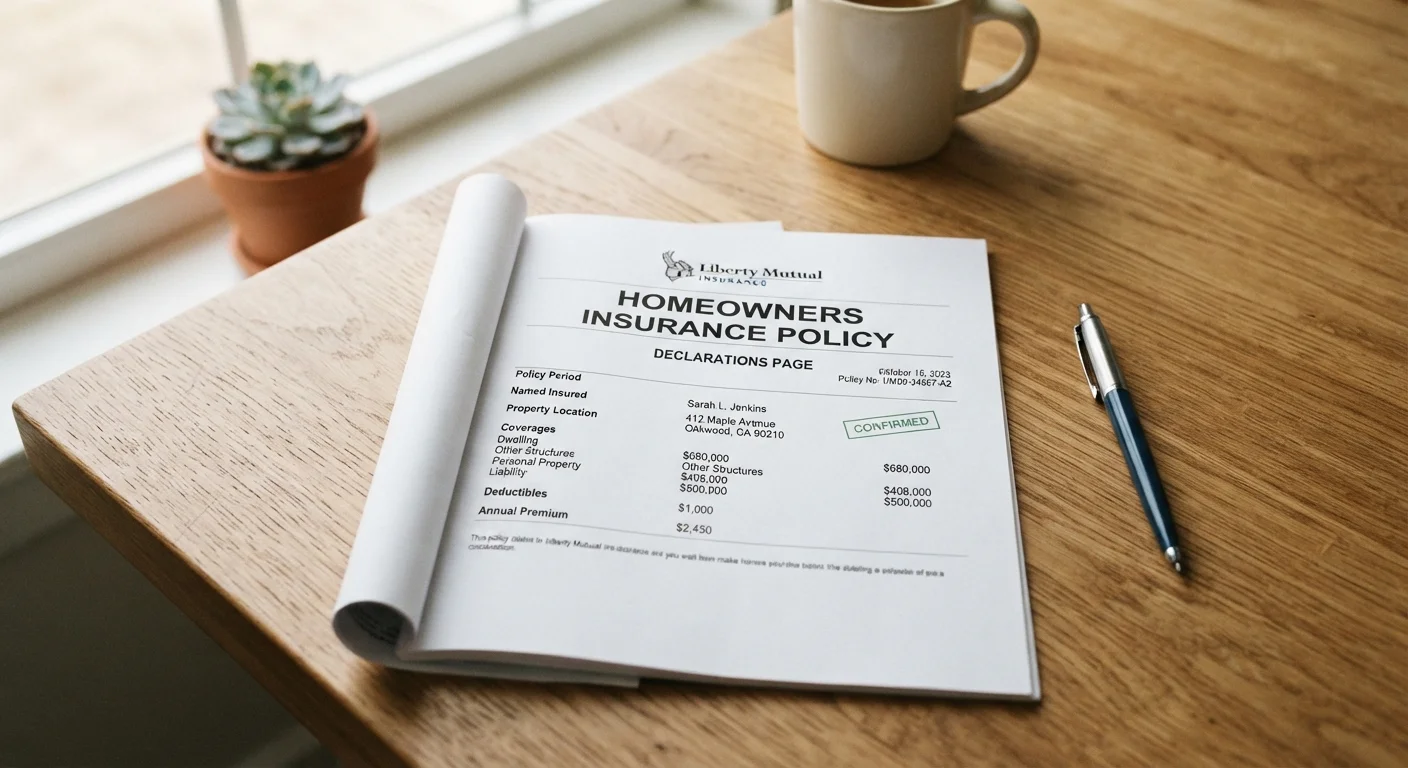 Homeowners Insurance Coverage Categories: What Each Part of Your Policy Does