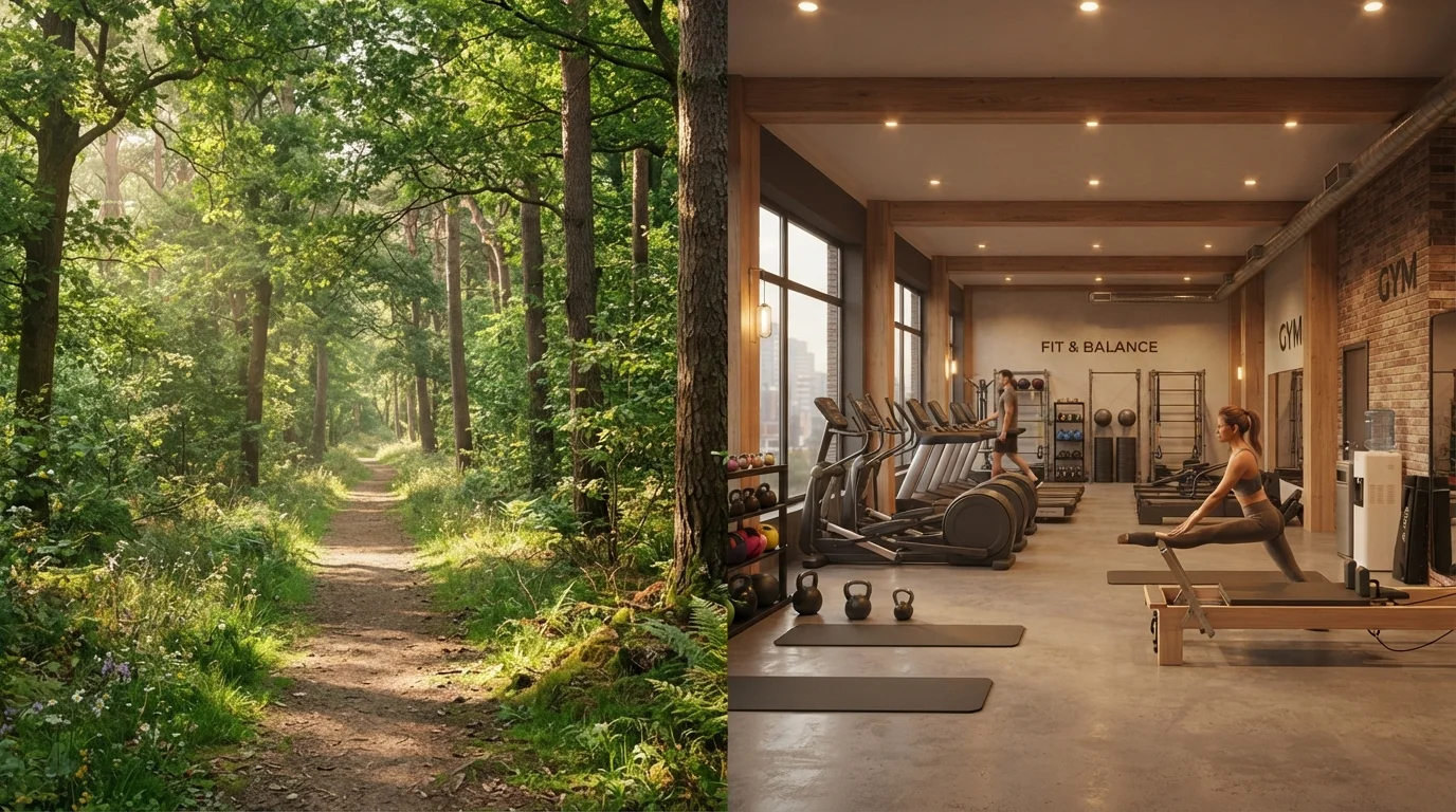 Outdoor Time vs. Indoor Exercise: Weighing the Wellness Trade-Offs
