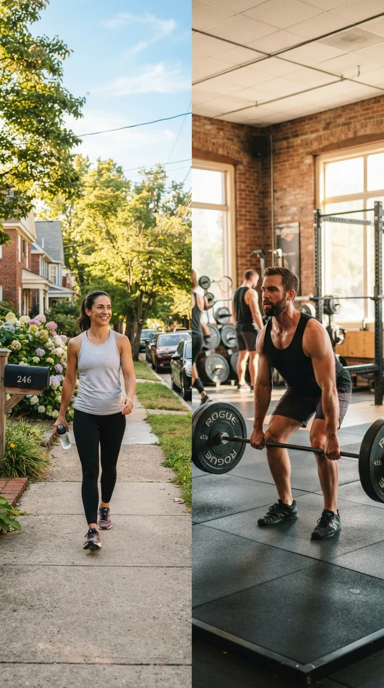 Walking vs. Structured Exercise: What Actually Moves the Needle on Daily Health